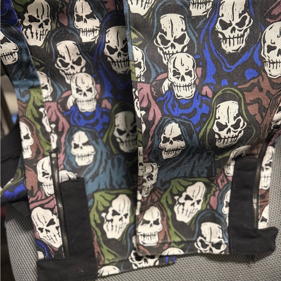 Colorful Skull Pattern Pants - Picture 3 of 6